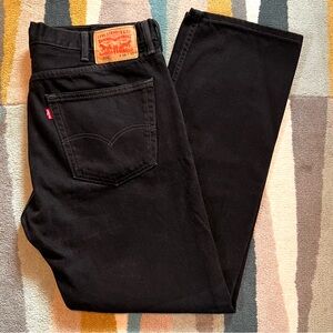 Levi’s Men’s Black Jeans 505 38x32